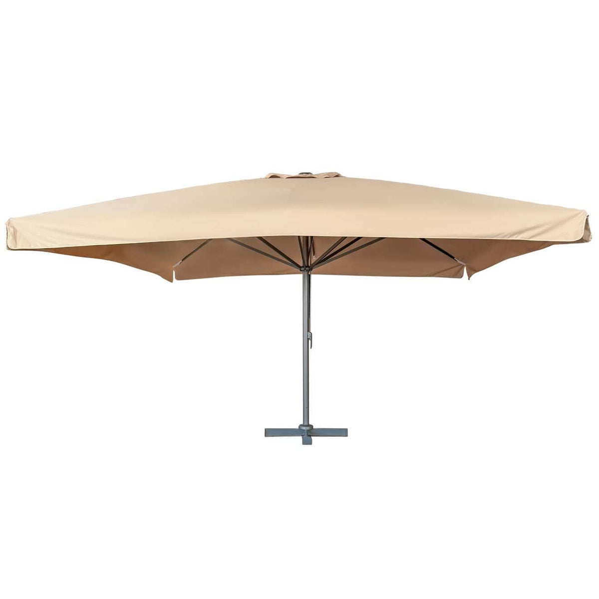 Karin Parasol – 500x500cm – Ecru/Antraciet