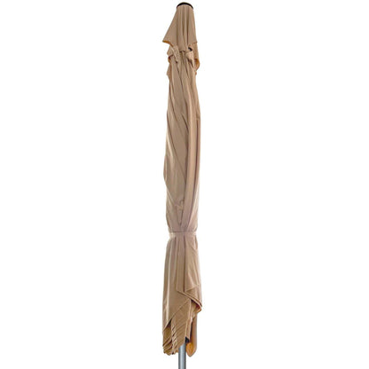 Karin Parasol – 500x500cm – Ecru/Antraciet