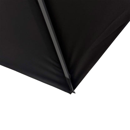 Liva Parasol – 500x500cm – Zwart/Antraciet
