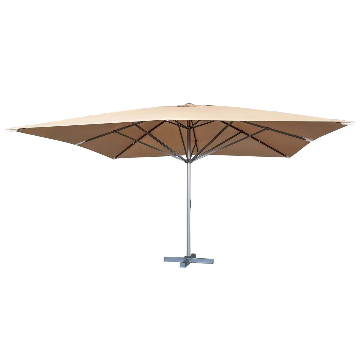 Liva Parasol – 500x500cm – Ecru/Antraciet