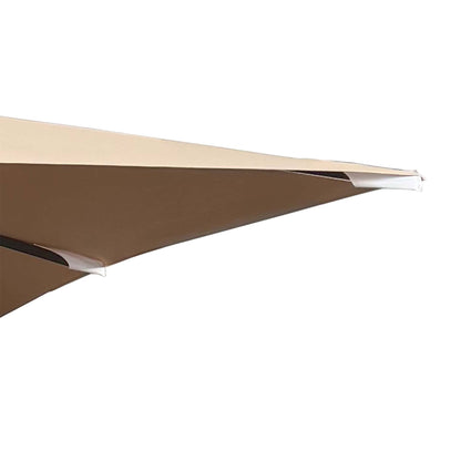 Liva Parasol – 500x500cm – Ecru/Antraciet