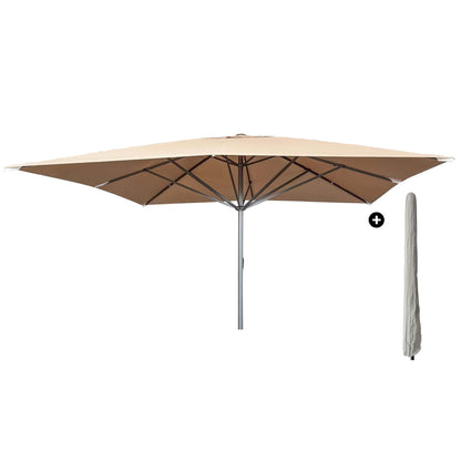 Liva Parasol – 500x500cm – Ecru/Antraciet