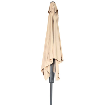 Liva Parasol – 400x400cm – Ecru/Antraciet