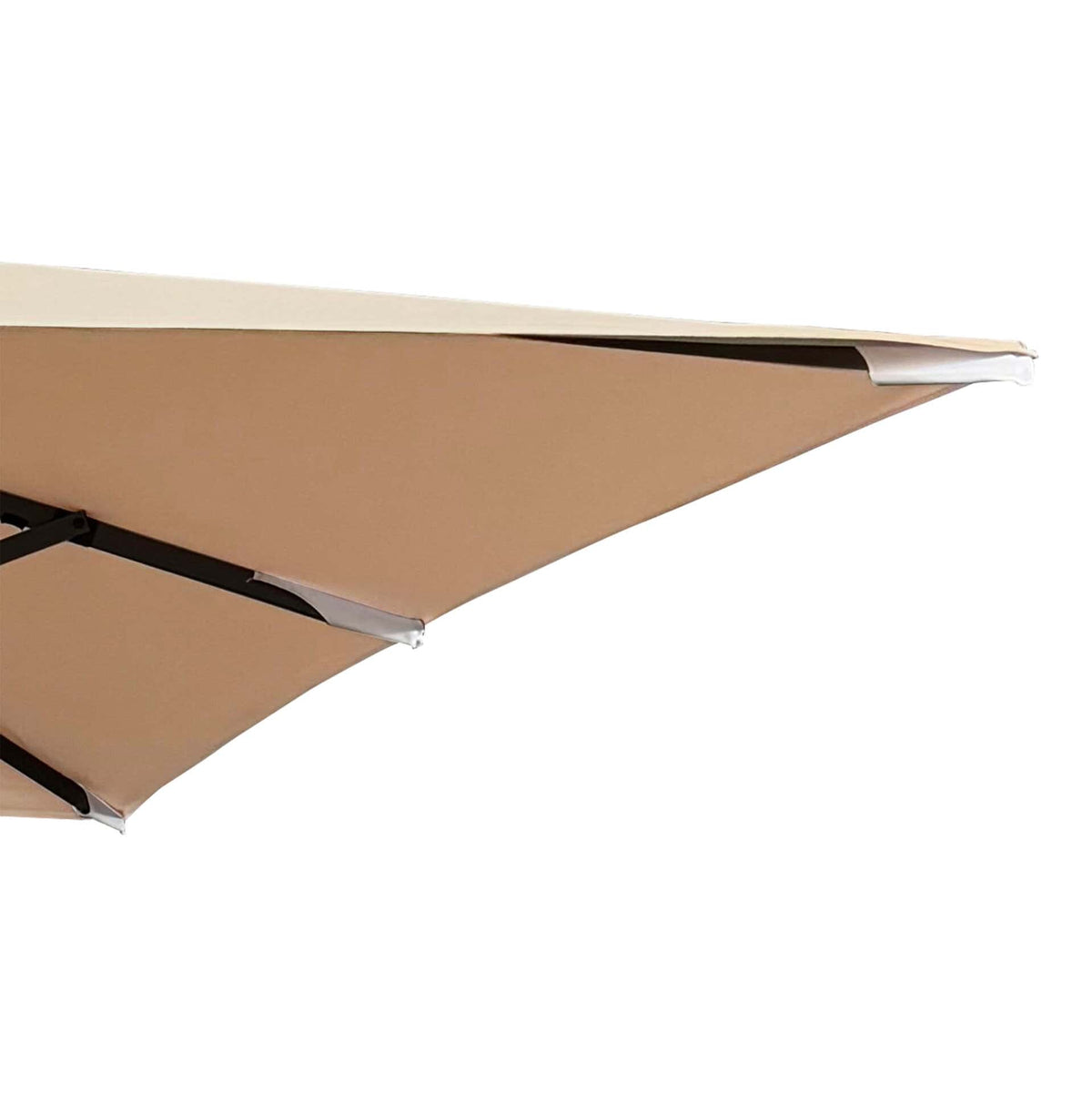 Liva Parasol – 400x400cm – Ecru/Antraciet