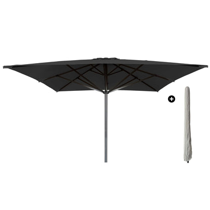 Liva Parasol – 300x300cm – Zwart/Antraciet