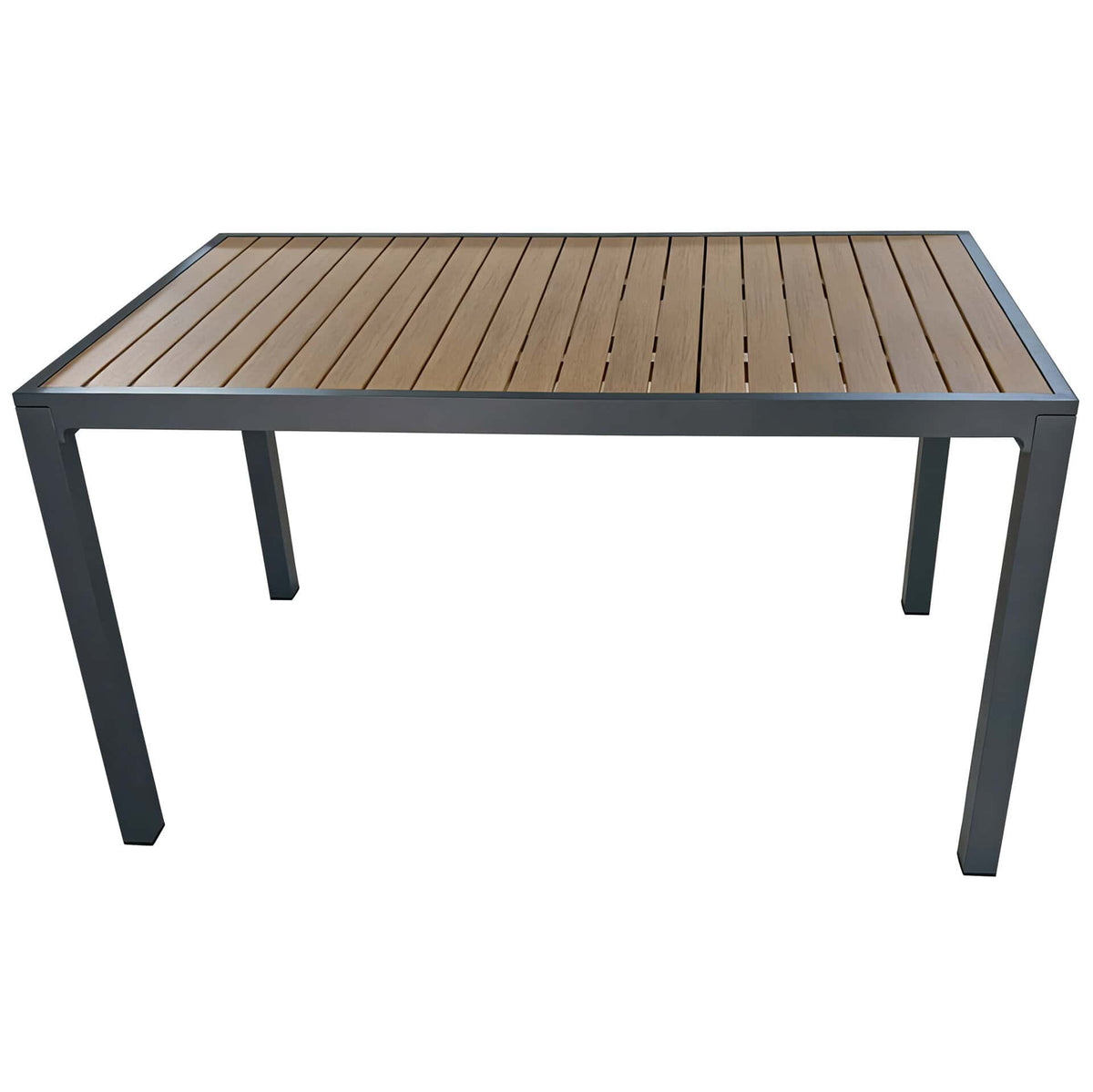 Marlon Terrastafel – 140x80cm – Antraciet/Woodlook