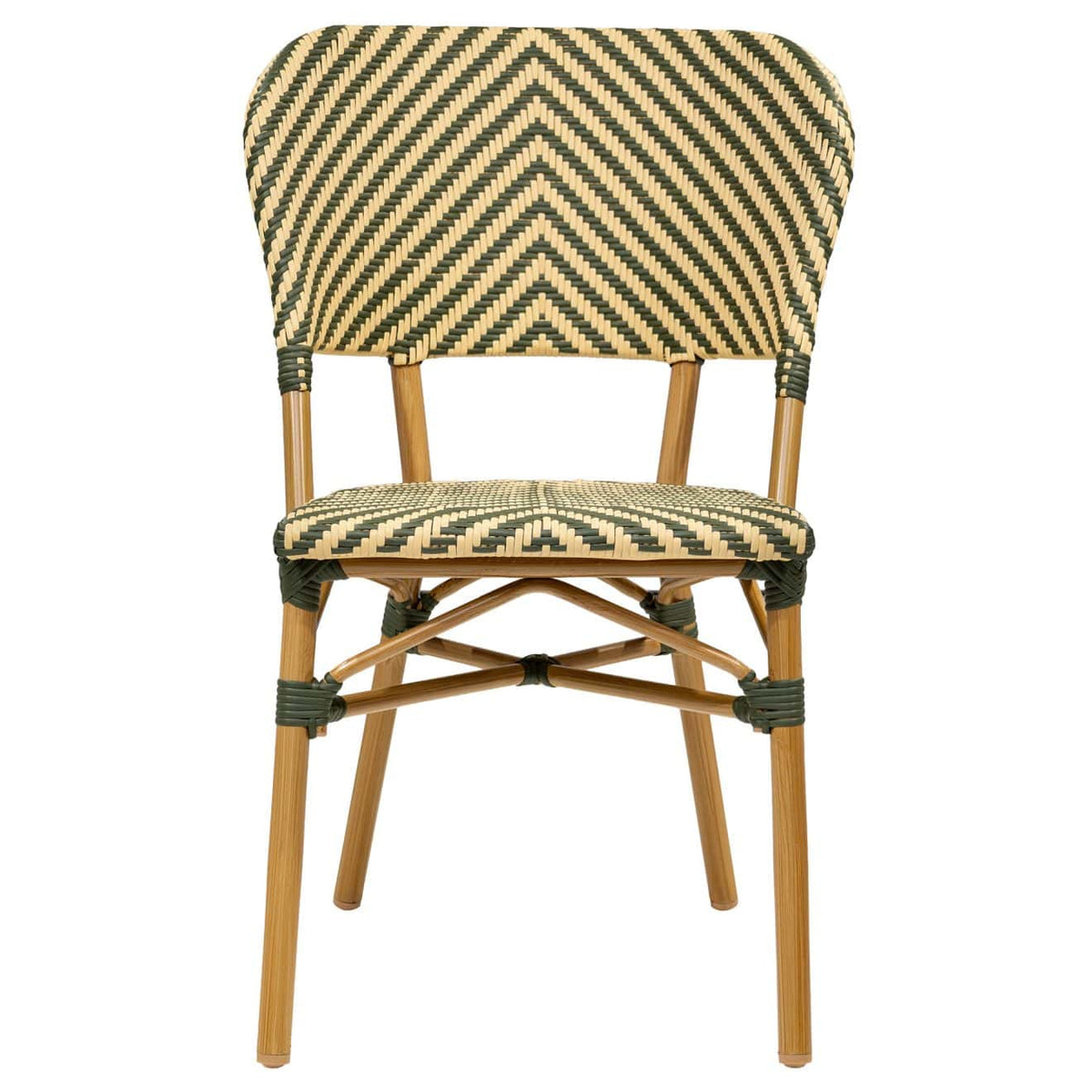 Toujours Terrasstoel – Bamboo/Groen-Beige