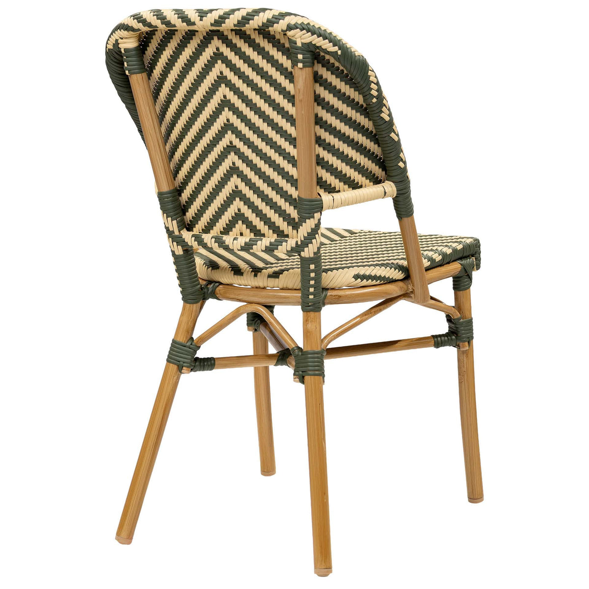 Tibaut Terrasstoel – Bamboo/Groen-Beige