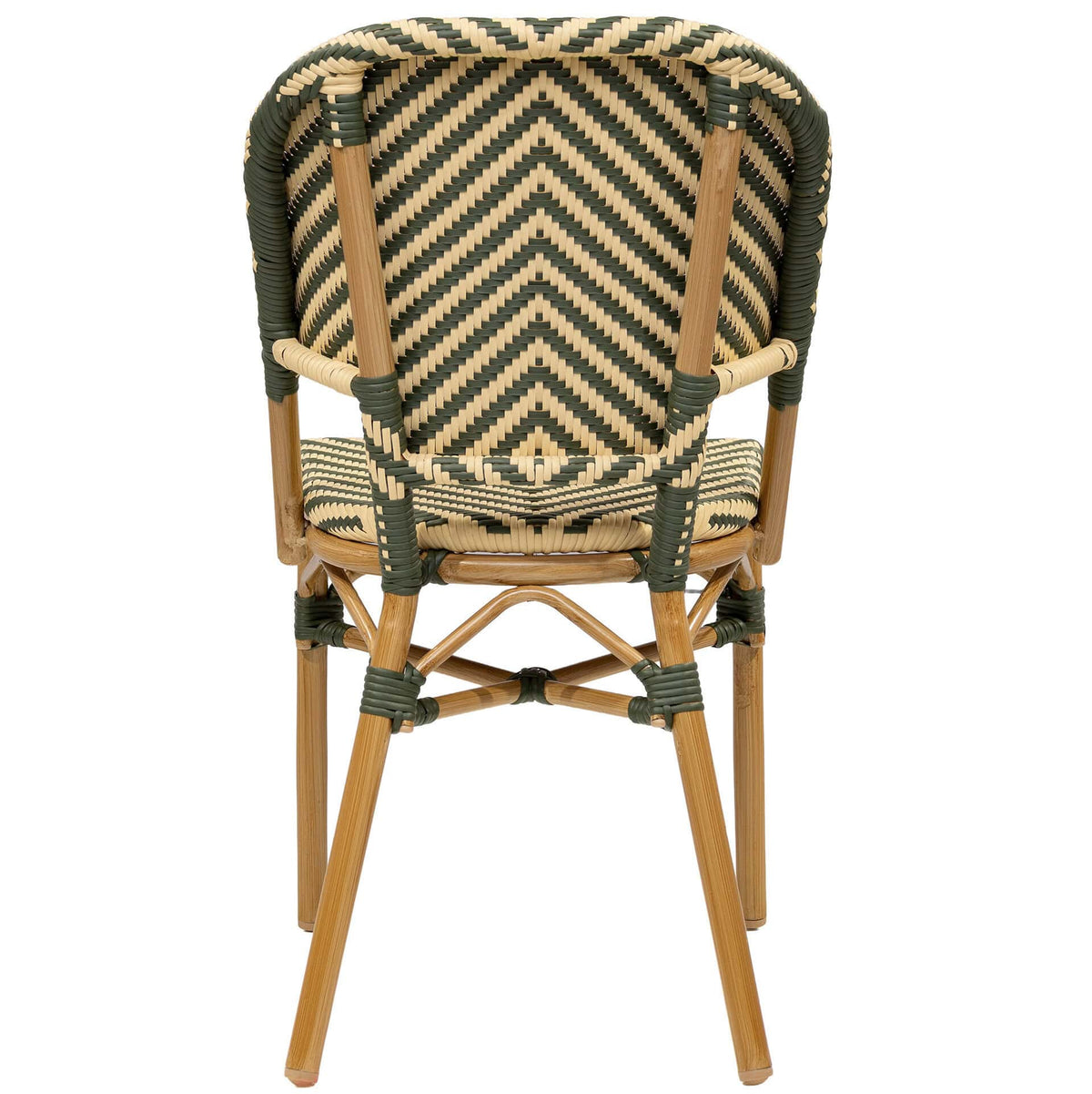 Tibaut Terrasstoel – Bamboo/Groen-Beige