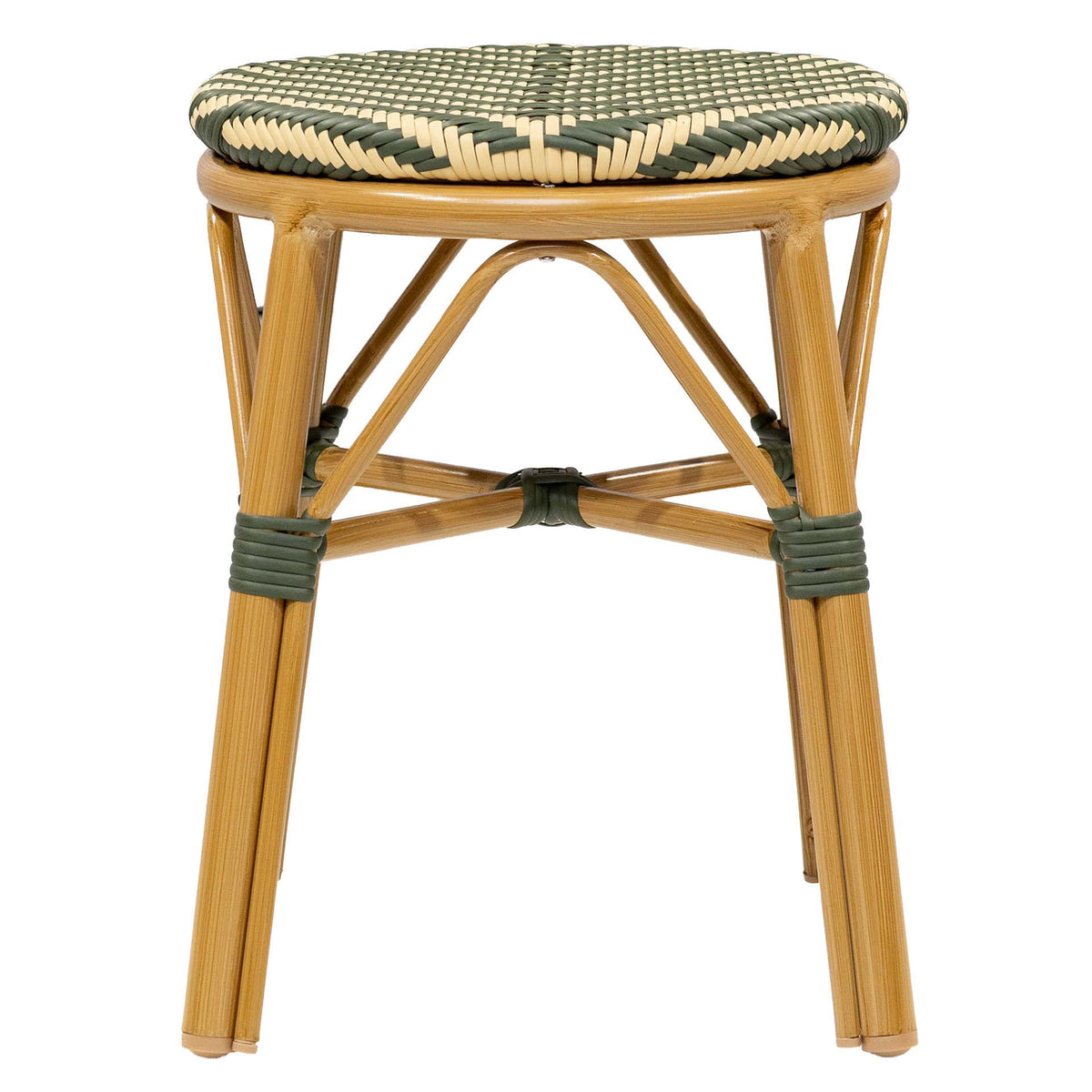 Toujours Hocker – Bamboo/Groen-Beige