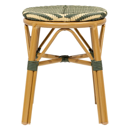 Toujours Hocker – Bamboo/Groen-Beige