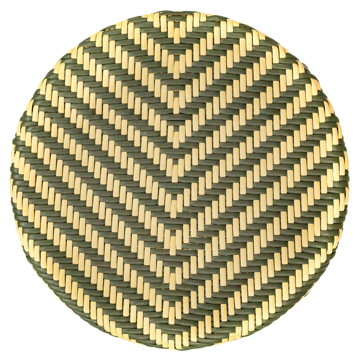 Toujours Hocker – Bamboo/Groen-Beige