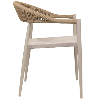 Jonah Terrasstoel – Textileen – Beige/Zand