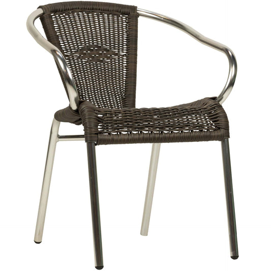 Kannet Terrasstoel – Coffee Mix/Aluminium