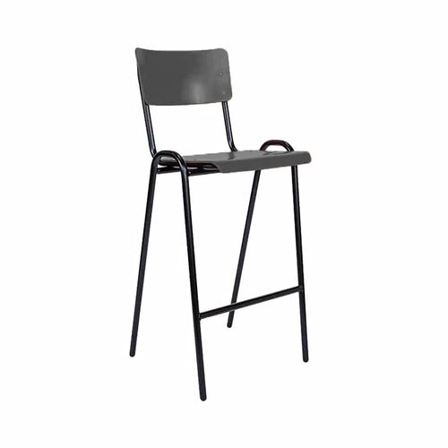 Barkruk Easy antraciet