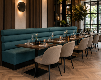 Wandbank Luxe horizontale banen