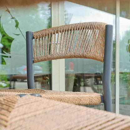 Jonah Stoel Zonder Arm – Charcoal/Natural