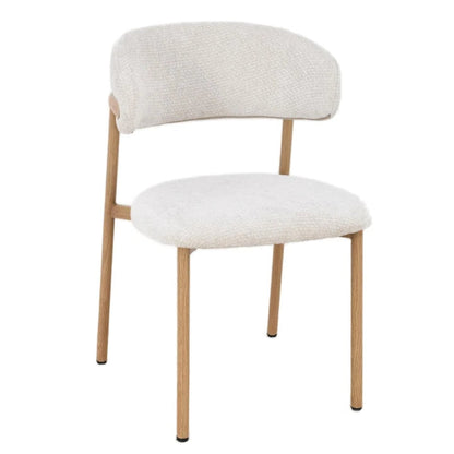 Sora Stoel - Ecru Chenille - Naturel