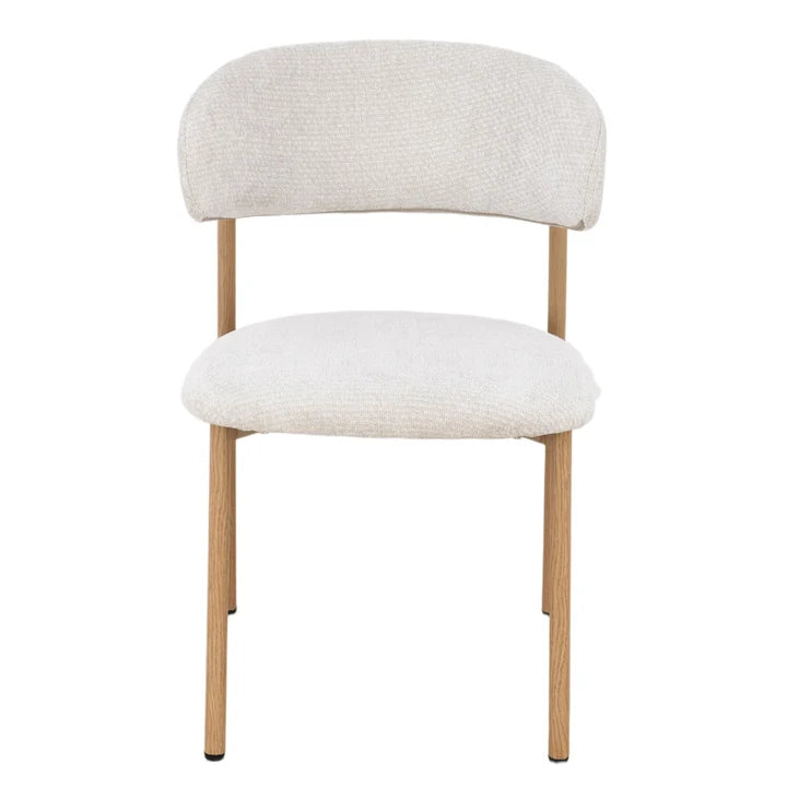 Sora Stoel - Ecru Chenille - Naturel