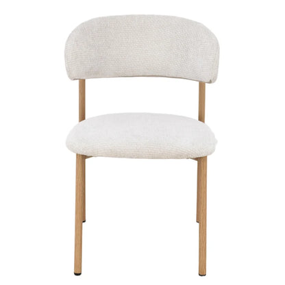 Sora Stoel - Ecru Chenille - Naturel