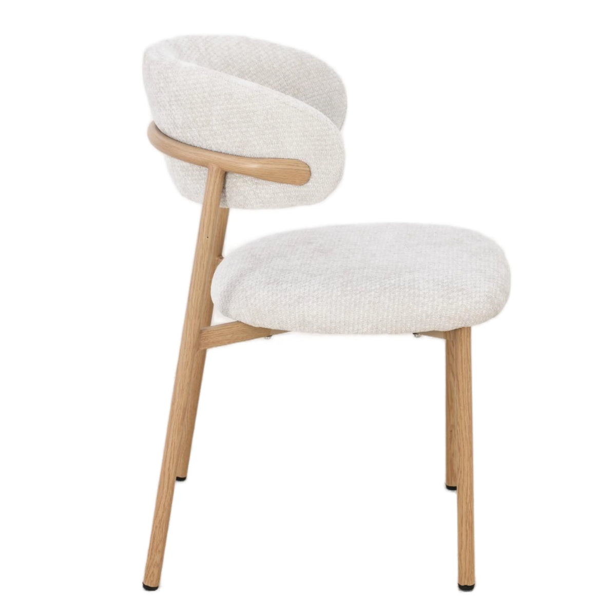 Sora Stoel - Ecru Chenille - Naturel