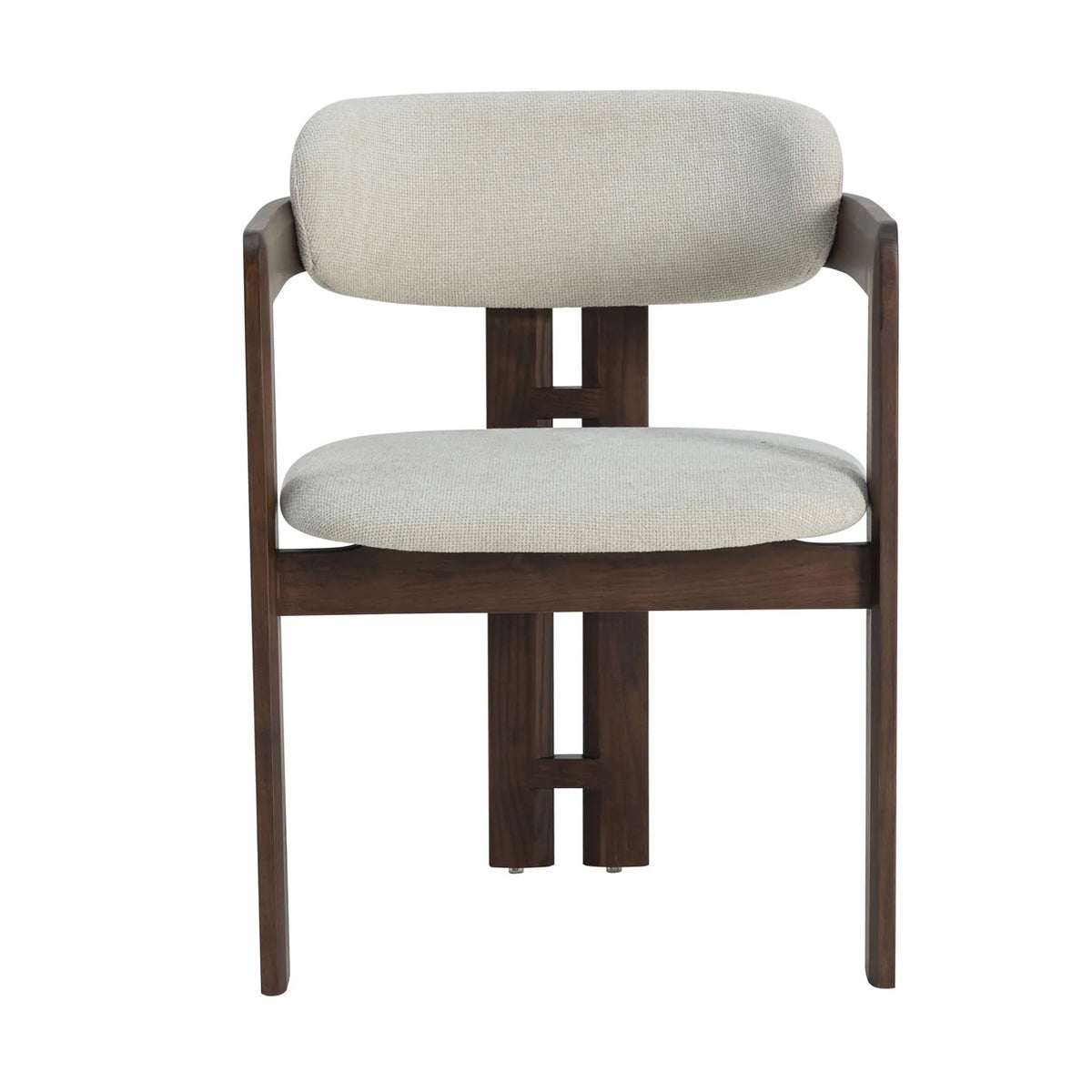 Julia Stoel - Walnoot - Beige