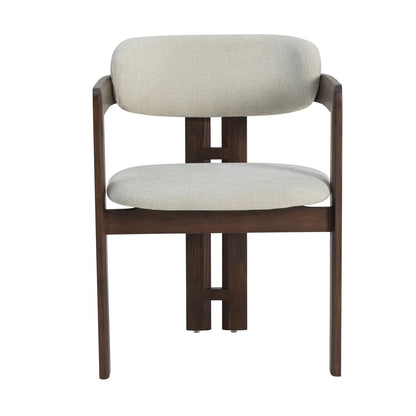 Julia Stoel - Walnoot - Beige