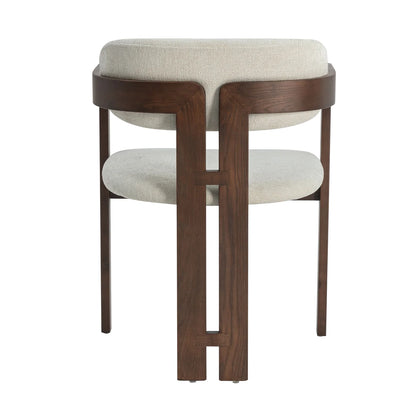 Julia Stoel - Walnoot - Beige