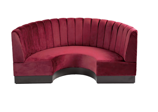 Wandbank Luxe banen Rond