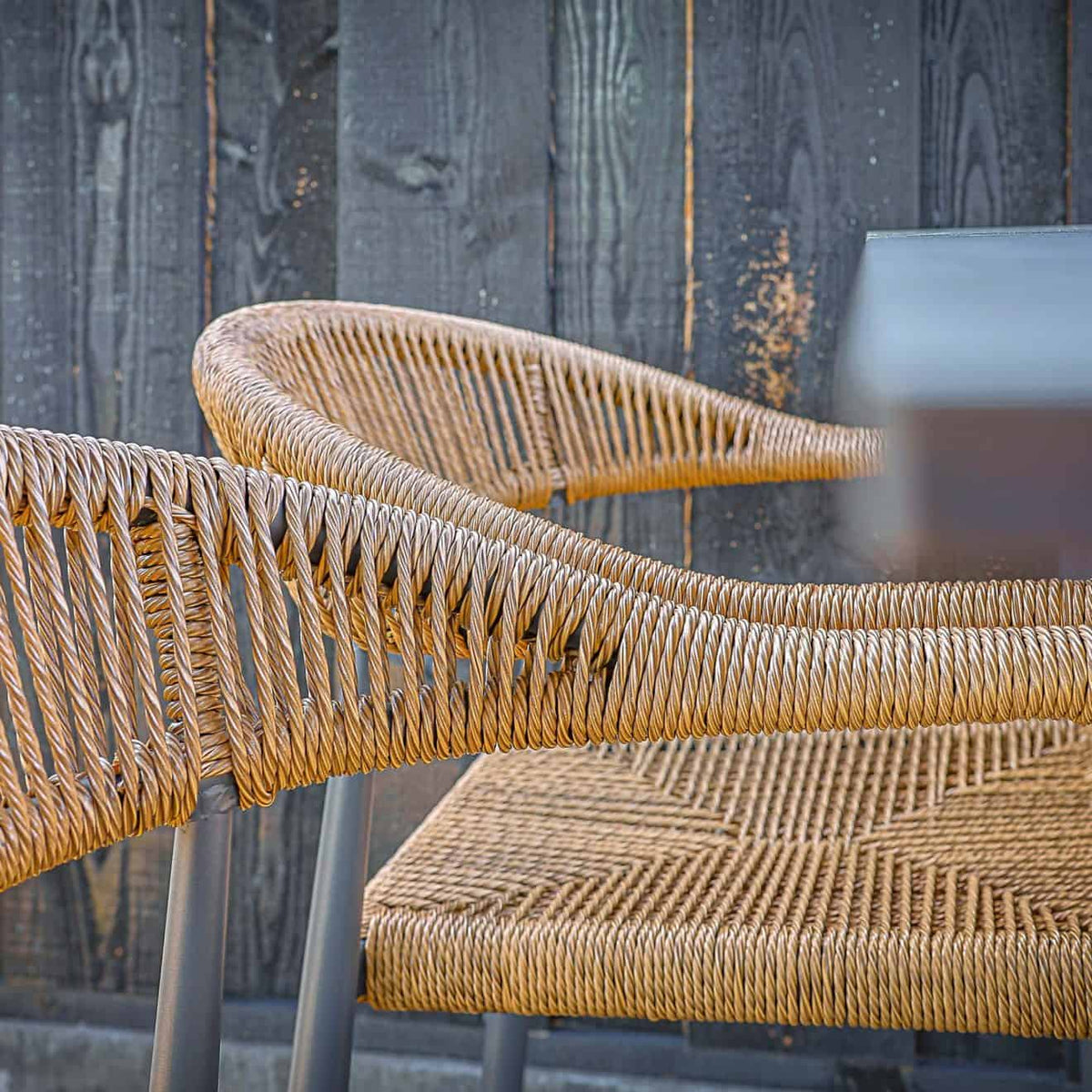 Jonah Terrasstoel – Charcoal/Naturel