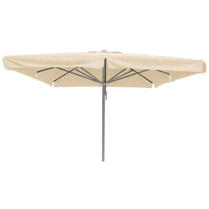 Karin Parasol – 400x400cm – Ecru/Platinum