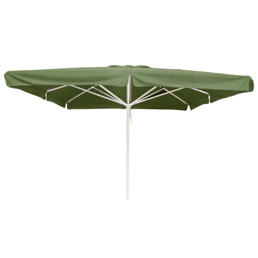 Karin Parasol – 400x400cm – Olive/Wit