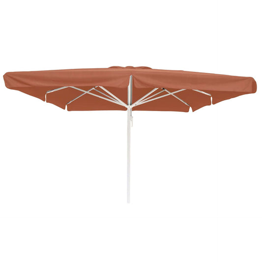 Karin Parasol – 400x400cm – Terra/Wit