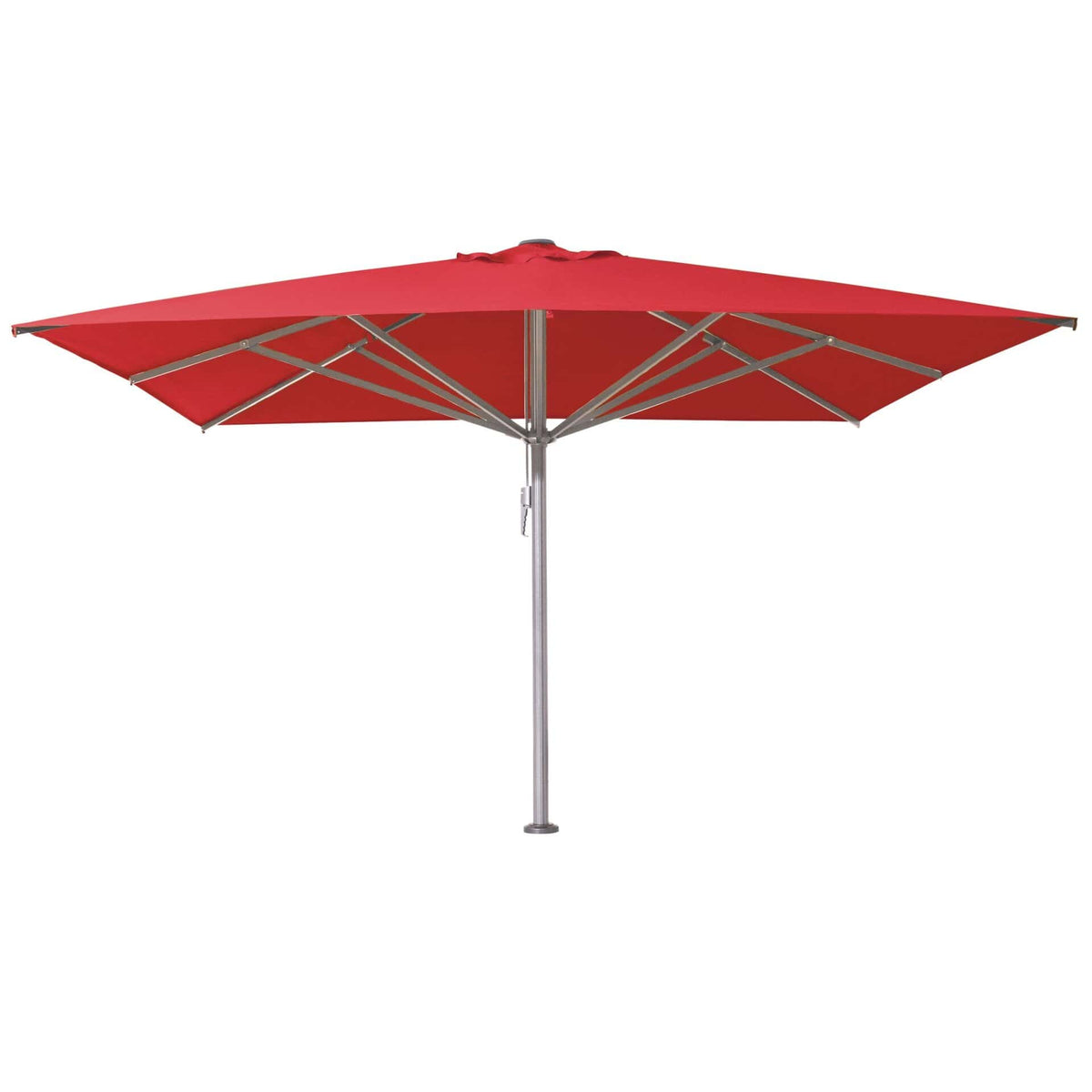 Liva Parasol – 400x400cm – Rood/Platinum