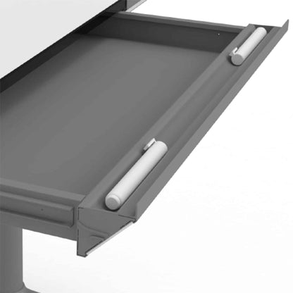 Vero – Verstelbaar Bureau – 140x70cm – Marmer/Zwart
