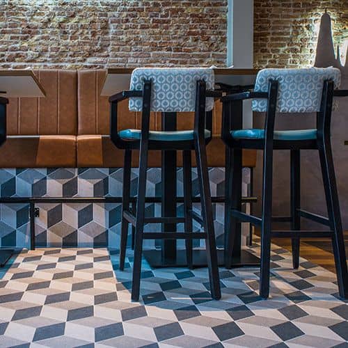 Bergamo Bar Onderstel – Zwart