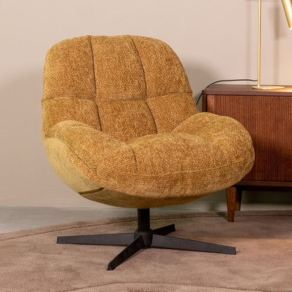 Draaifauteuil Nola Mustard