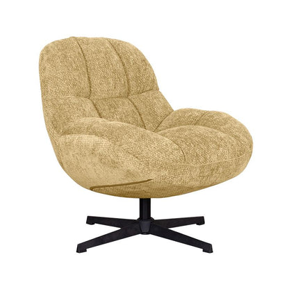 Draaifauteuil Nola Brass