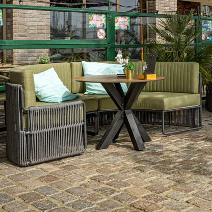 Roma Terrasbank – Rond Small – Groen