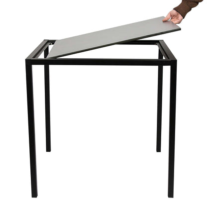 Enfiber Tafelframe – 70x70cm – Zwart