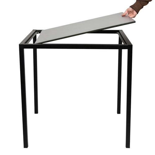 Enfiber Tafelframe – 70x70cm – Zwart
