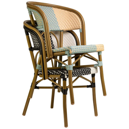 Santa Cruz Terrasstoel – Blauw/Beige